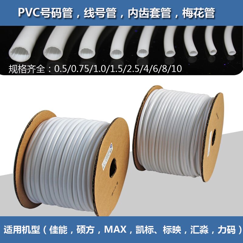 線(xiàn)號(hào)機(jī)打印號(hào)碼管使用效果展示